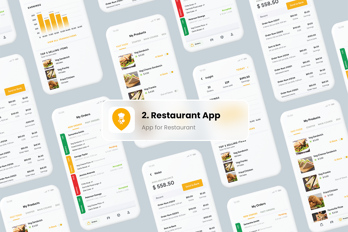 6 in 1 Food Ordering App | Hungerz, an App Template by Opus LabWorks (Photo 7 of 10)