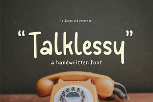 Talklessy A Quirky Font