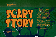Gloomy Phobia - Horror Display Font, a Font by Pandeka Studio (Thumbnail 10 of 12)