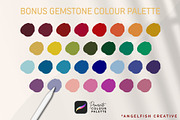 Gemstones Procreate Brush Set, a Brush Add-On by AngelfishCreative (Thumbnail 7 of 7)