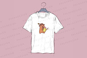 Kawaii Capybara Loves the Farm, an Animal Illustration by Palau (Thumbnail 2 of 12)