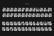 Black Somler - Tattoo Artdeco Font, a Blackletter Font by Iqsiart Studio (Thumbnail 8 of 9)