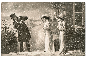 Vintage christmas holidays, a Holiday Photo by LiliGraphie