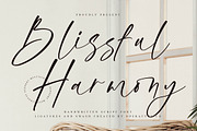 Blissful Harmony, a Script Font by operatype.co (Thumbnail 1 of 17)