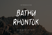 Bathu Rhontok - Font, a Handwritten Font by artchiles_design (Thumbnail 1 of 5)