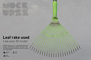 Leaf rake used, an Object 3D Model by mockupzz (Thumbnail 1 of 8)