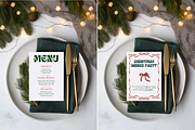 5x7 Christmas Menu Card Mockup, an Advertising Mockup by Serenefeeling (Thumbnail 2 of 7)