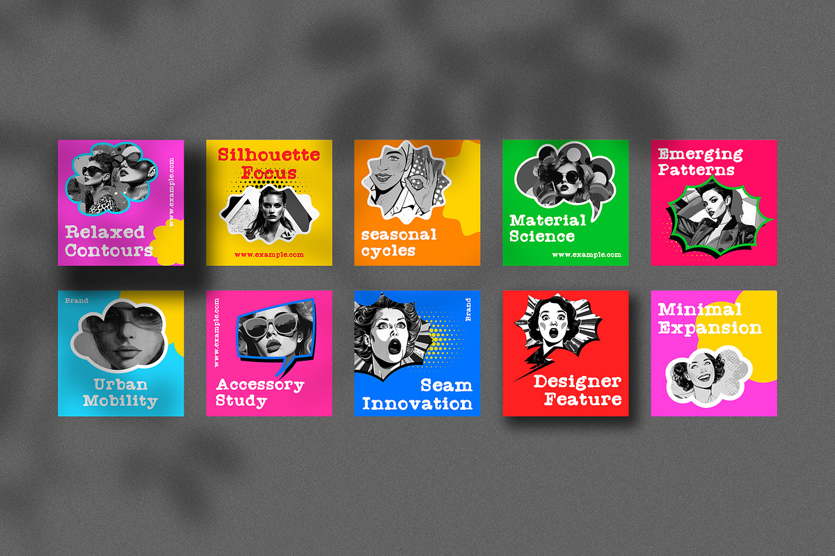 Retro Social Media BUNDLE Kit, a Social Media Template by Artisan Vibes (Photo 10 of 10)