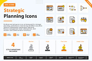 Strategic Planning Dashboard Icons, an Outline Icon by vexper (Thumbnail 1 of 10)