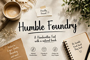 Humble Foundry Handwritten Font, a Handwritten Font by Wow Magic (Thumbnail 1 of 3)