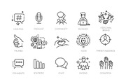 Blogger, Blogging, Blog icons set, a Technology Illustration by Tettygreen (Thumbnail 2 of 3)