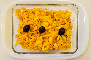 Portuguese shredded codfish with olives, a Food & Drink Photo by DanFLCreativo