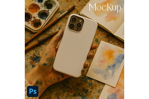 iPhone Tough Phone Case Mockup