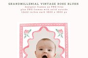 Vintage Grandmillenial Rose Blush, a Seasonal Illustration by Essem Creatives (Thumbnail 7 of 9)