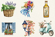Italian Spring Clipart, an Illustration by OK Design (Thumbnail 3 of 5)