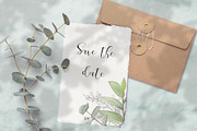 Fresh greenery frames and patterns, a Decorative Illustration by marie dricot (Thumbnail 11 of 16)