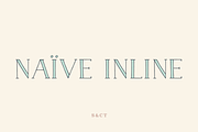 Naive Inline Font Collection, a Serif Font by S&C Type (Thumbnail 1 of 10)