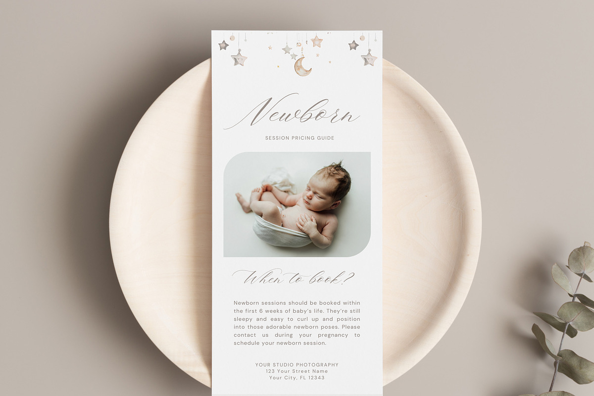Photography Rack Card Pricing Canva, a Templates & Theme by Sweet Little Muse (Photo 1 of 4)