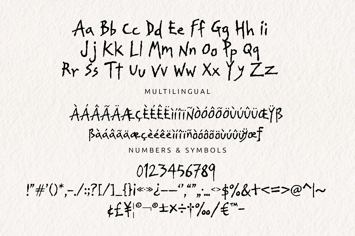 Cezanne Scribbles Inky Display Font, a Handwritten Font by Nonceni (Photo 11 of 11)