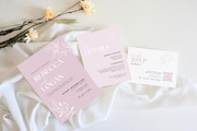 Dusty Rose Wedding Invite Template, an Invitation Template by Cottontail Paper Shop (Thumbnail 2 of 7)