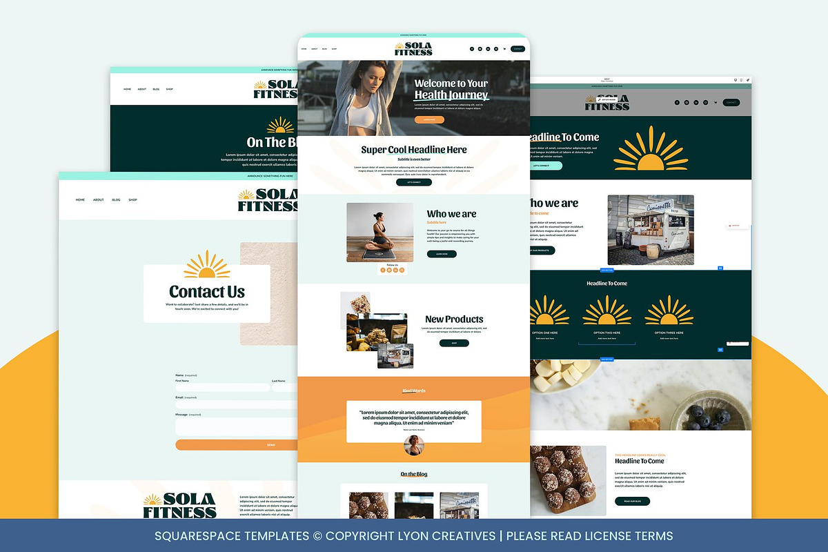 Sola – Bold Squarespace Template, a Squarespace Template by LyonCreatives (Photo 3 of 4)
