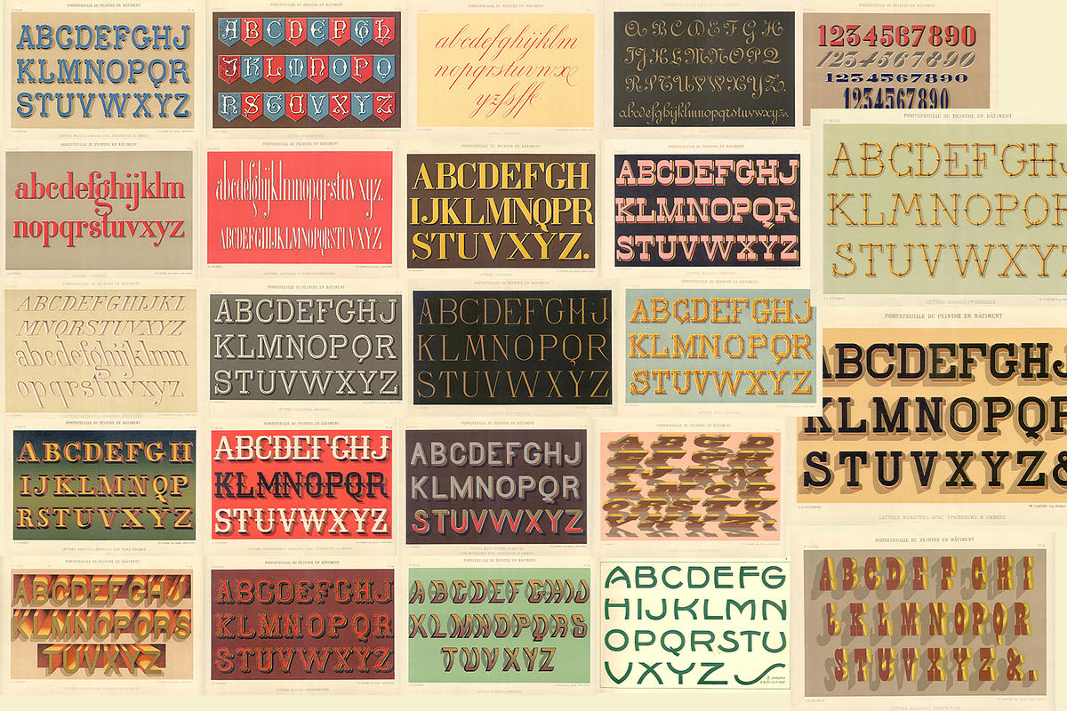750 Vintage Letters Mega Bundle, an Education Illustration by Digital Museum (Photo 7 of 8)