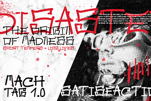 MachTag1.0 Grunge Font