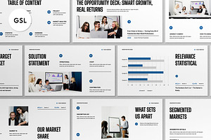 Investor Pitch Deck Google Slide, a Presentation Template by graphicook