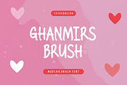 Ghanmirs Brush - Font, a Handwritten Font by artchiles_design (Thumbnail 1 of 5)