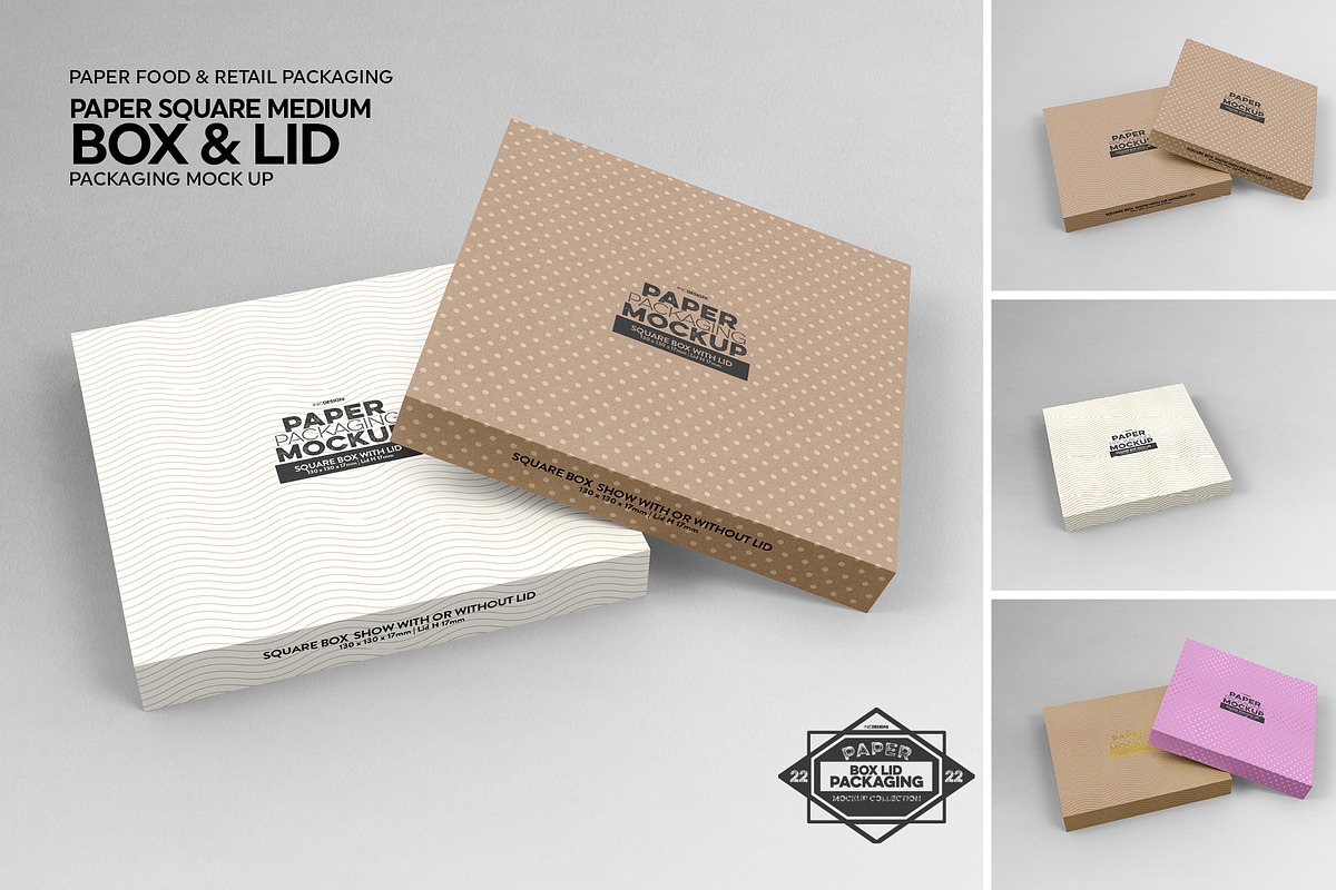 VOL. 22 Paper Box Packaging Mockups, a Cups & Container Mockup by INCDesign (Photo 8 of 14)