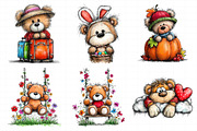 Whimsical Winter Clipart, an Illustration by Daily.Designs (Thumbnail 3 of 5)