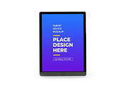 Tablet Device Mockup Template Set, an iPad Mockup by DesignRushMarket (Thumbnail 10 of 11)