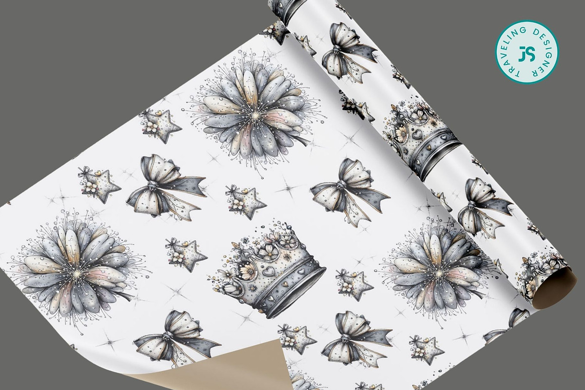15 Whimsical Party Seamless Papers, a Pattern Graphic by Traveling Designer (Photo 4 of 4)