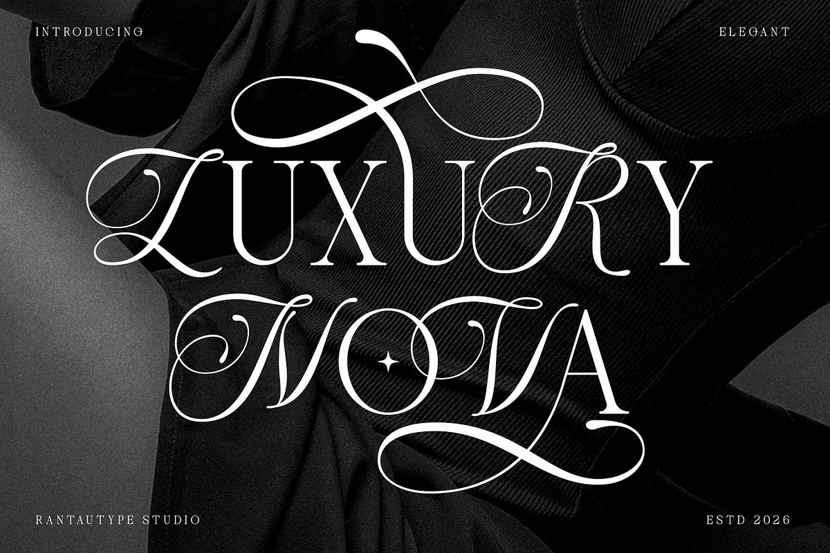 Luxury Nova a Elegant Serif Font, a Serif Font by RantautypeStudio (Photo 1 of 19)