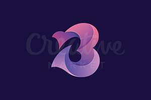 Letter B Modern Logo