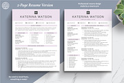 Pink Resume Template | Creative CV, a Resume Template by The Art of Resume (Thumbnail 4 of 8)