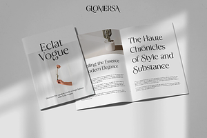 Glomersa - Modern Luxury Serif Font