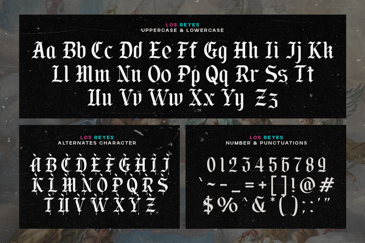 Los Reyes – Bold Gothic Blackletter, a Blackletter Font by roomspace creative lab (Photo 10 of 10)