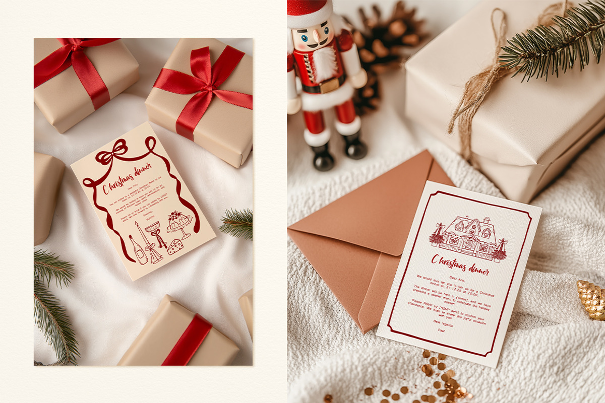 Whimsical Set Cozy Christmas, a Seasonal Illustration by ViktoriyaD (Photo 8 of 20)