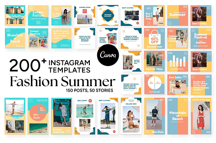 Fashion Summer Instagram Templates