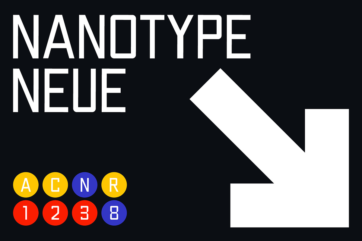 Nano Neue | Geometric San Serif, a Sans Serif Font by Beveled Design Co. (Photo 2 of 10)