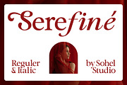Serefine – Elegant & Romantic Serif, a Font by Sohel Studio (Thumbnail 13 of 13)