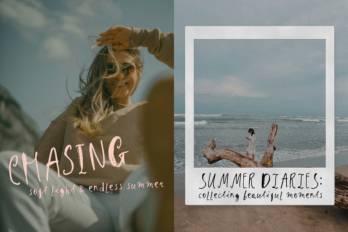 Ink & Clover. A Whimsical Font Duo, a Handwritten Font by PaperJamLab (Photo 6 of 18)