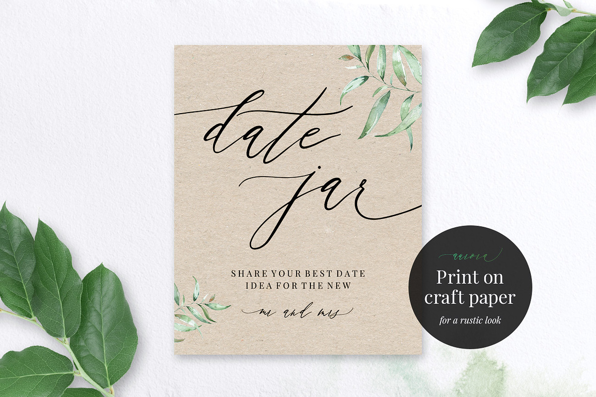 Date Jar Sign, Aurora, an Invitation Template by Alice Bluefox (Photo 2 of 6)