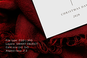 Square X-mas Greeting Card Mockup, an Advertising Mockup by Serenefeeling (Thumbnail 4 of 7)