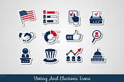 Voting and elections icons, an Icon by Teneresa (Thumbnail 1 of 2)