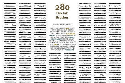 AI Dry Ink + Handwriting Brushes