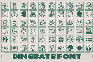 Bhelt Bold & Dingbats Fonts