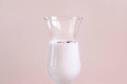 strawberry yogurt with raw berries., a Background Photo by BalaguR