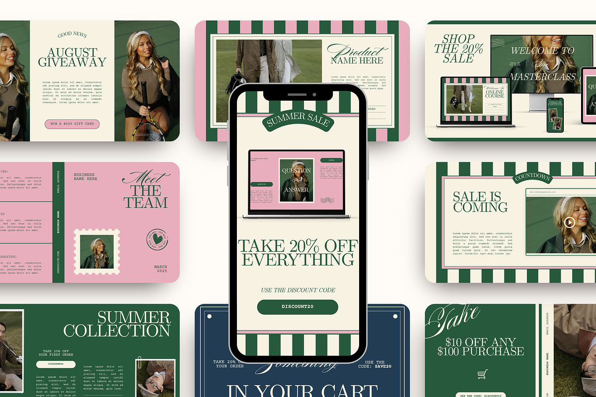 Email Marketing Newsletter Template preview 8